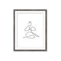 Picture of Yoga Pose I _GroupedProduct_Rectangle_Portrait_Framed_Matted_