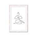 Picture of Yoga Pose I _GroupedProduct_Rectangle_Portrait_Framed_Matted_