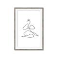 Picture of Yoga Pose I _GroupedProduct_Rectangle_Portrait_Framed_Matted_