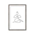 Picture of Yoga Pose I _GroupedProduct_Rectangle_Portrait_Framed_Matted_