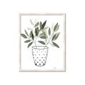 Picture of Leaves in Fun Vase I _GroupedProduct_Rectangle_Portrait_Framed_Matted_