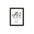 Picture of Leaves in Fun Vase I _GroupedProduct_Rectangle_Portrait_Framed_Matted_