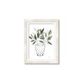 Picture of Leaves in Fun Vase I _GroupedProduct_Rectangle_Portrait_Framed_Matted_