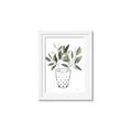 Picture of Leaves in Fun Vase I _GroupedProduct_Rectangle_Portrait_Framed_Matted_