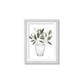 Picture of Leaves in Fun Vase I _GroupedProduct_Rectangle_Portrait_Framed_Matted_