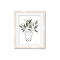 Picture of Leaves in Fun Vase I _GroupedProduct_Rectangle_Portrait_Framed_Matted_
