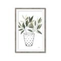 Picture of Leaves in Fun Vase I _GroupedProduct_Rectangle_Portrait_Framed_Matted_
