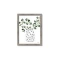 Picture of Leaves in Fun Vase II  _GroupedProduct_Rectangle_Portrait_Framed_Matted_