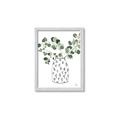 Picture of Leaves in Fun Vase II  _GroupedProduct_Rectangle_Portrait_Framed_Matted_