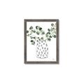 Picture of Leaves in Fun Vase II  _GroupedProduct_Rectangle_Portrait_Framed_Matted_