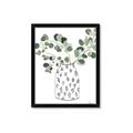Picture of Leaves in Fun Vase II  _GroupedProduct_Rectangle_Portrait_Framed_Matted_