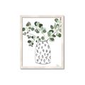 Picture of Leaves in Fun Vase II  _GroupedProduct_Rectangle_Portrait_Framed_Matted_