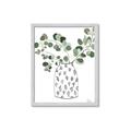 Picture of Leaves in Fun Vase II  _GroupedProduct_Rectangle_Portrait_Framed_Matted_