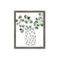 Picture of Leaves in Fun Vase II  _GroupedProduct_Rectangle_Portrait_Framed_Matted_