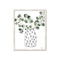 Picture of Leaves in Fun Vase II  _GroupedProduct_Rectangle_Portrait_Framed_Matted_