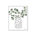 Picture of Leaves in Fun Vase II  _GroupedProduct_Rectangle_Portrait_Framed_Matted_
