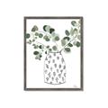 Picture of Leaves in Fun Vase II  _GroupedProduct_Rectangle_Portrait_Framed_Matted_