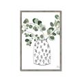 Picture of Leaves in Fun Vase II  _GroupedProduct_Rectangle_Portrait_Framed_Matted_