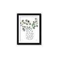 Picture of Leaves in Fun Vase II  _GroupedProduct_Rectangle_Portrait_Framed_Matted_