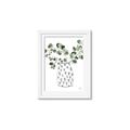 Picture of Leaves in Fun Vase II  _GroupedProduct_Rectangle_Portrait_Framed_Matted_