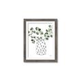 Picture of Leaves in Fun Vase II  _GroupedProduct_Rectangle_Portrait_Framed_Matted_