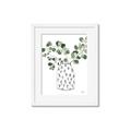 Picture of Leaves in Fun Vase II  _GroupedProduct_Rectangle_Portrait_Framed_Matted_