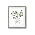Picture of Leaves in Fun Vase II  _GroupedProduct_Rectangle_Portrait_Framed_Matted_