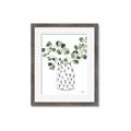 Picture of Leaves in Fun Vase II  _GroupedProduct_Rectangle_Portrait_Framed_Matted_