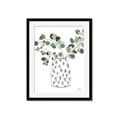 Picture of Leaves in Fun Vase II  _GroupedProduct_Rectangle_Portrait_Framed_Matted_