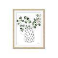 Picture of Leaves in Fun Vase II  _GroupedProduct_Rectangle_Portrait_Framed_Matted_