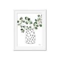 Picture of Leaves in Fun Vase II  _GroupedProduct_Rectangle_Portrait_Framed_Matted_
