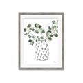 Picture of Leaves in Fun Vase II  _GroupedProduct_Rectangle_Portrait_Framed_Matted_