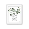 Picture of Leaves in Fun Vase II  _GroupedProduct_Rectangle_Portrait_Framed_Matted_