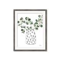 Picture of Leaves in Fun Vase II  _GroupedProduct_Rectangle_Portrait_Framed_Matted_