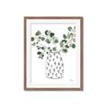 Picture of Leaves in Fun Vase II  _GroupedProduct_Rectangle_Portrait_Framed_Matted_