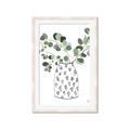 Picture of Leaves in Fun Vase II  _GroupedProduct_Rectangle_Portrait_Framed_Matted_