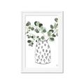 Picture of Leaves in Fun Vase II  _GroupedProduct_Rectangle_Portrait_Framed_Matted_