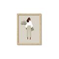 Picture of Palm Girl Fashion I _GroupedProduct_Rectangle_Portrait_Framed_Matted_