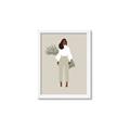 Picture of Palm Girl Fashion I _GroupedProduct_Rectangle_Portrait_Framed_Matted_
