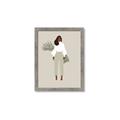 Picture of Palm Girl Fashion I _GroupedProduct_Rectangle_Portrait_Framed_Matted_