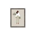 Picture of Palm Girl Fashion I _GroupedProduct_Rectangle_Portrait_Framed_Matted_