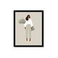 Picture of Palm Girl Fashion I _GroupedProduct_Rectangle_Portrait_Framed_Matted_