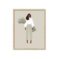 Picture of Palm Girl Fashion I _GroupedProduct_Rectangle_Portrait_Framed_Matted_