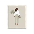 Picture of Palm Girl Fashion I _GroupedProduct_Rectangle_Portrait_Framed_Matted_