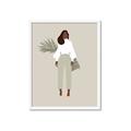 Picture of Palm Girl Fashion I _GroupedProduct_Rectangle_Portrait_Framed_Matted_