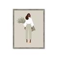 Picture of Palm Girl Fashion I _GroupedProduct_Rectangle_Portrait_Framed_Matted_