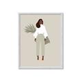 Picture of Palm Girl Fashion I _GroupedProduct_Rectangle_Portrait_Framed_Matted_
