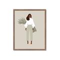 Picture of Palm Girl Fashion I _GroupedProduct_Rectangle_Portrait_Framed_Matted_