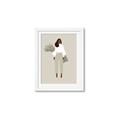 Picture of Palm Girl Fashion I _GroupedProduct_Rectangle_Portrait_Framed_Matted_