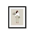 Picture of Palm Girl Fashion I _GroupedProduct_Rectangle_Portrait_Framed_Matted_
